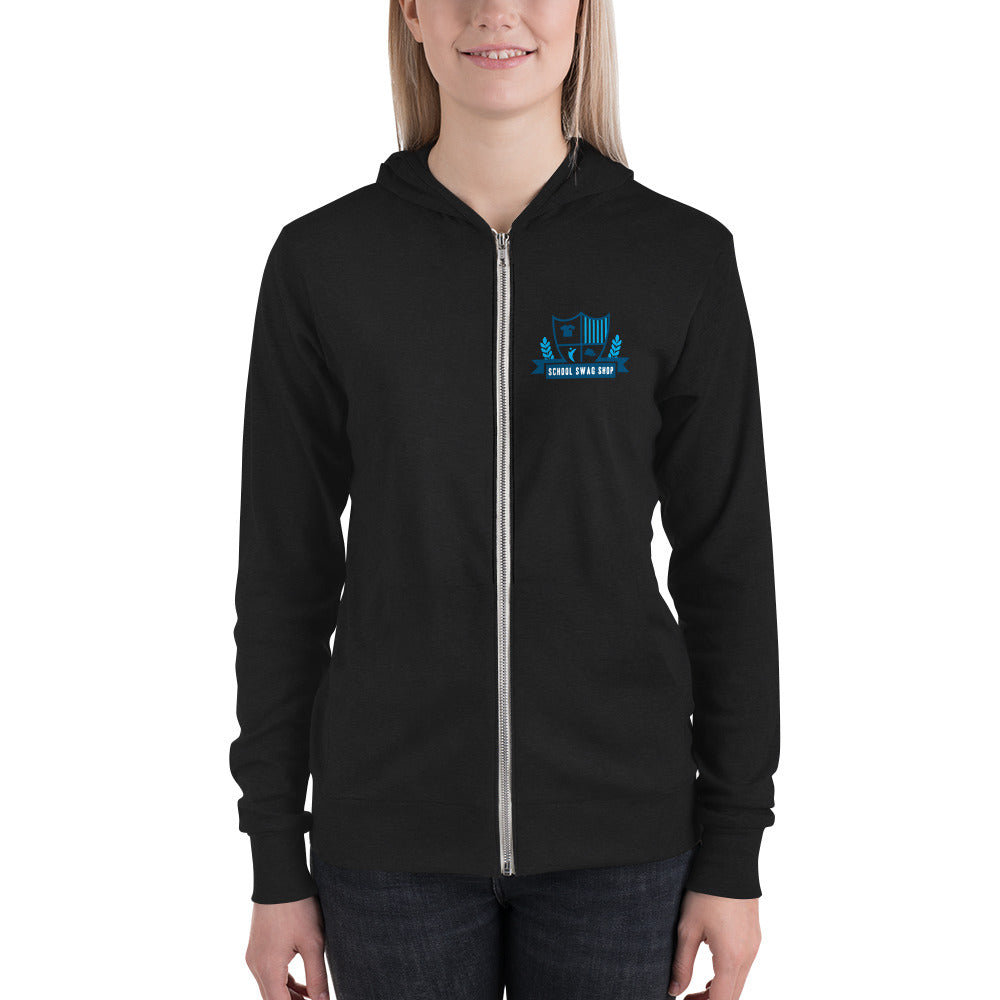 Unisex zip hoodie - School Swag Shop