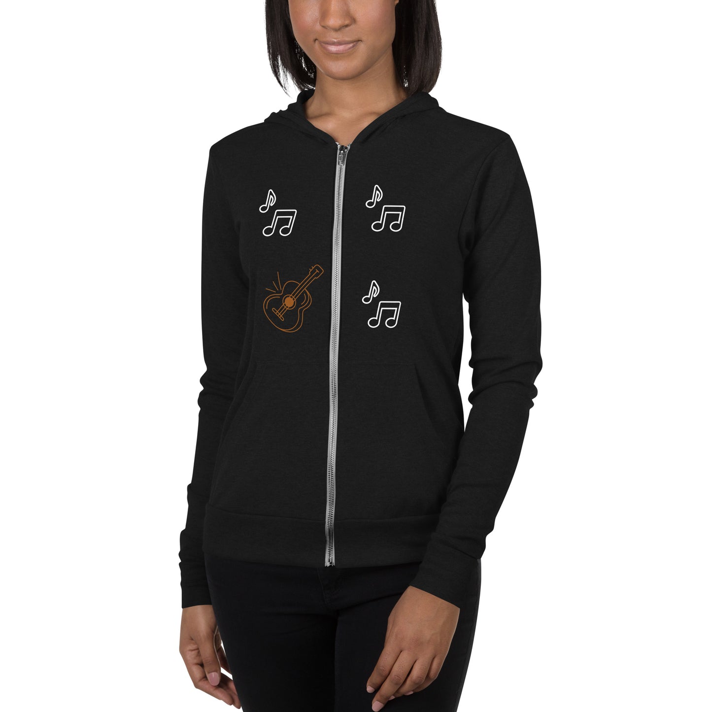 GUITAR - Unisex zip hoodie - ELLACO