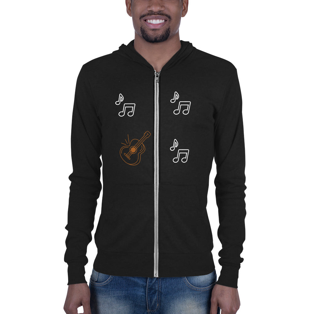 GUITAR - Unisex zip hoodie - ELLACO