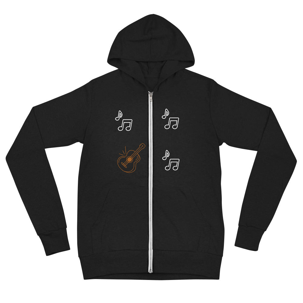GUITAR - Unisex zip hoodie - ELLACO