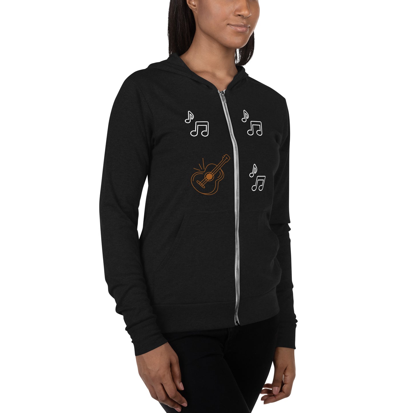 GUITAR - Unisex zip hoodie - ELLACO