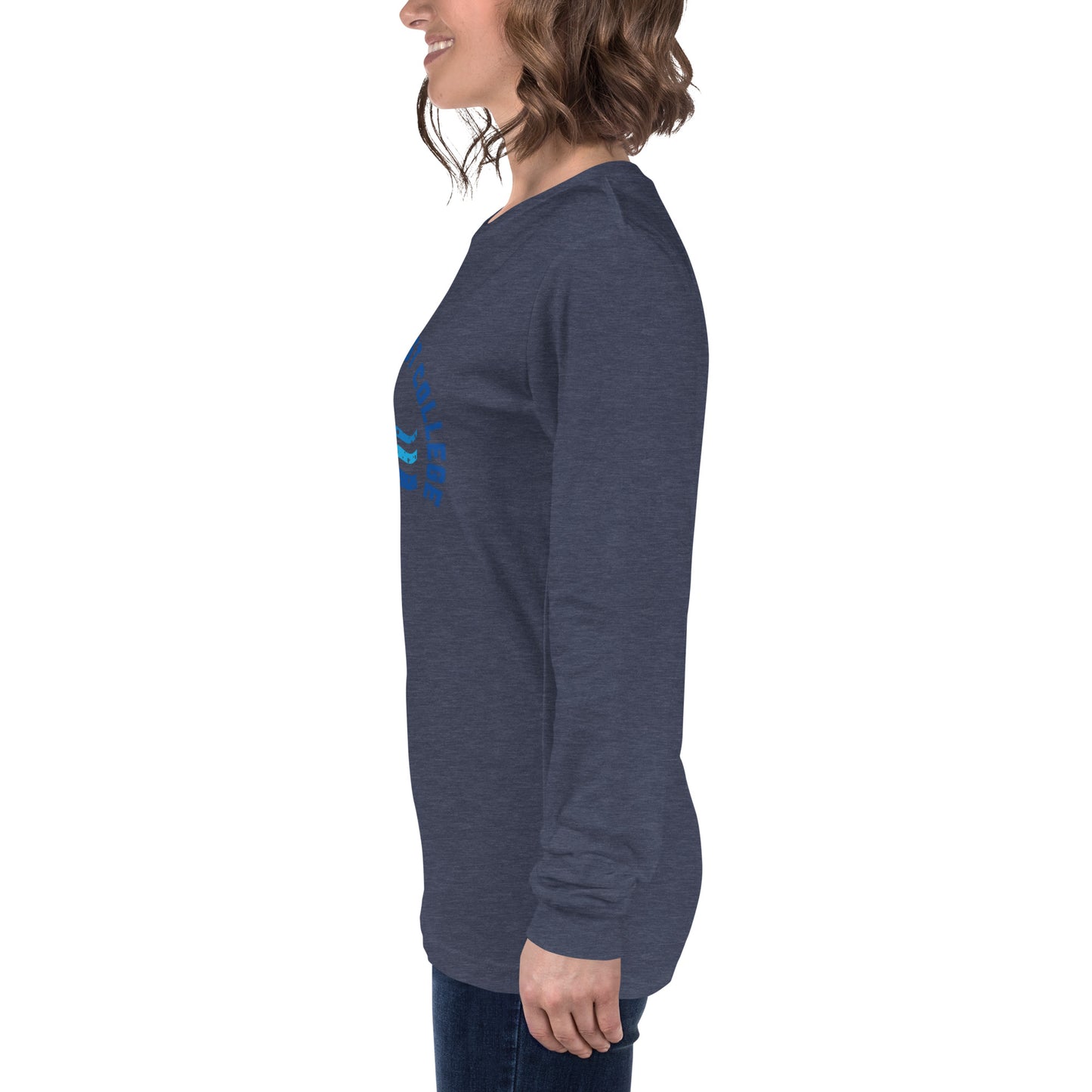 Camisa unisex de manga larga con ondas