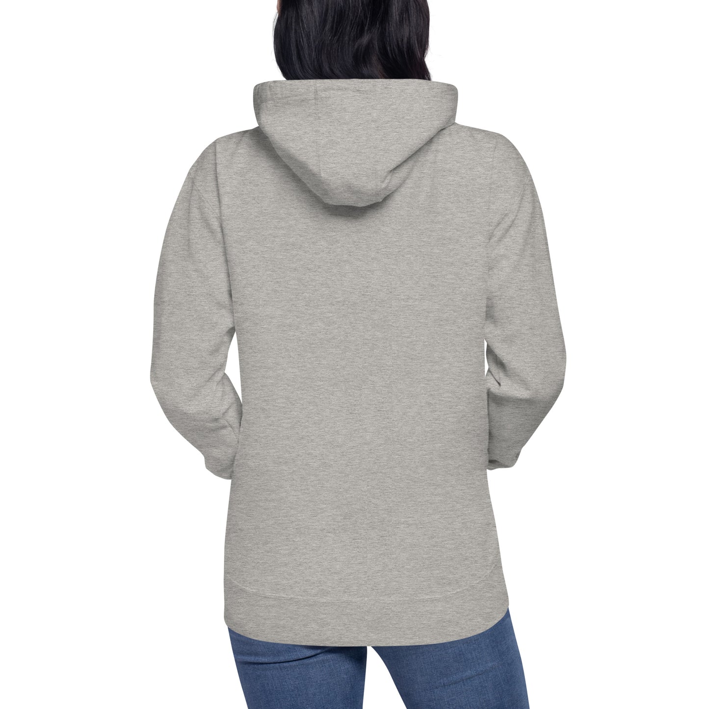 Sudadera unisex con capucha de algodón con ondas