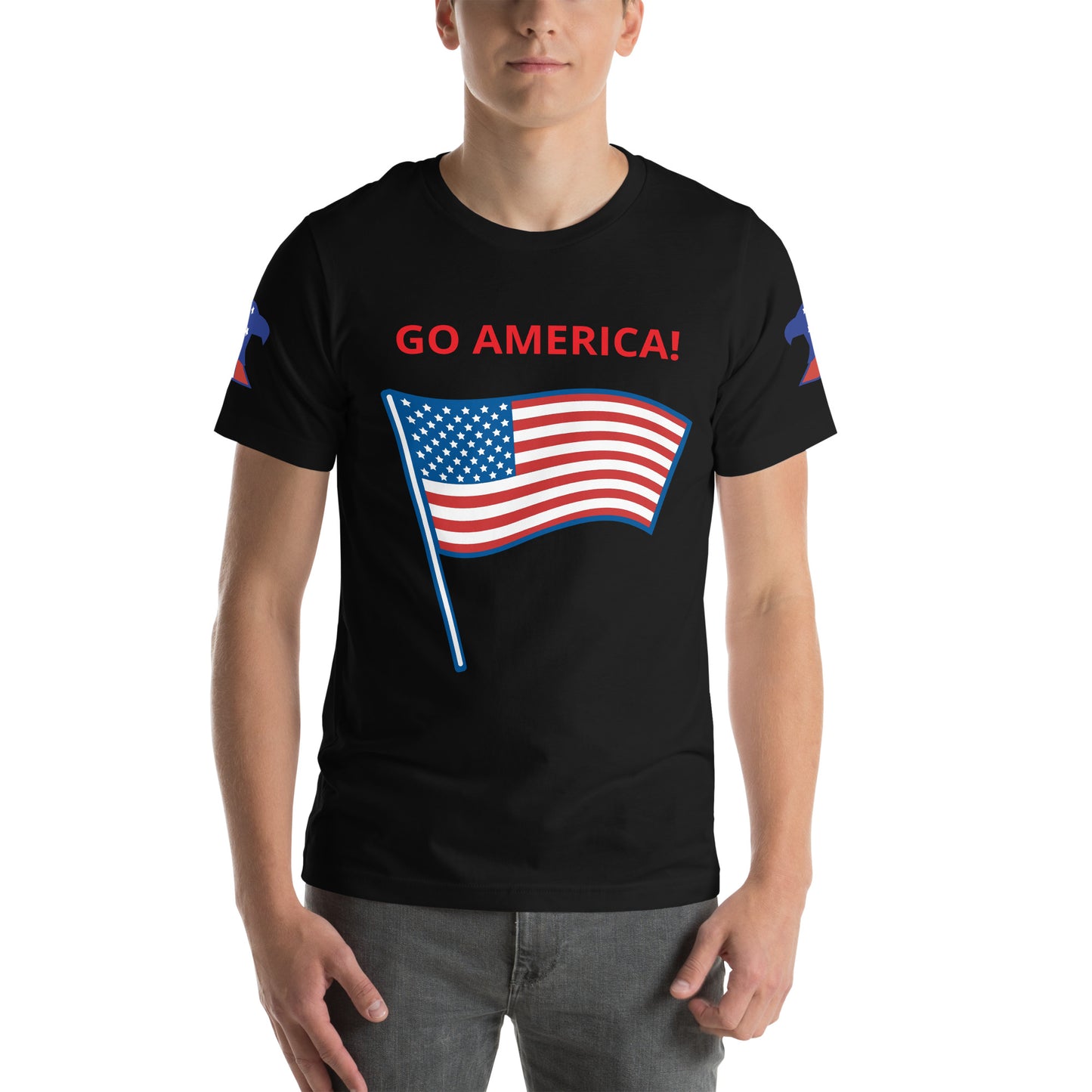 GO AMERICA! - Unisex t-shirt - ELLACO