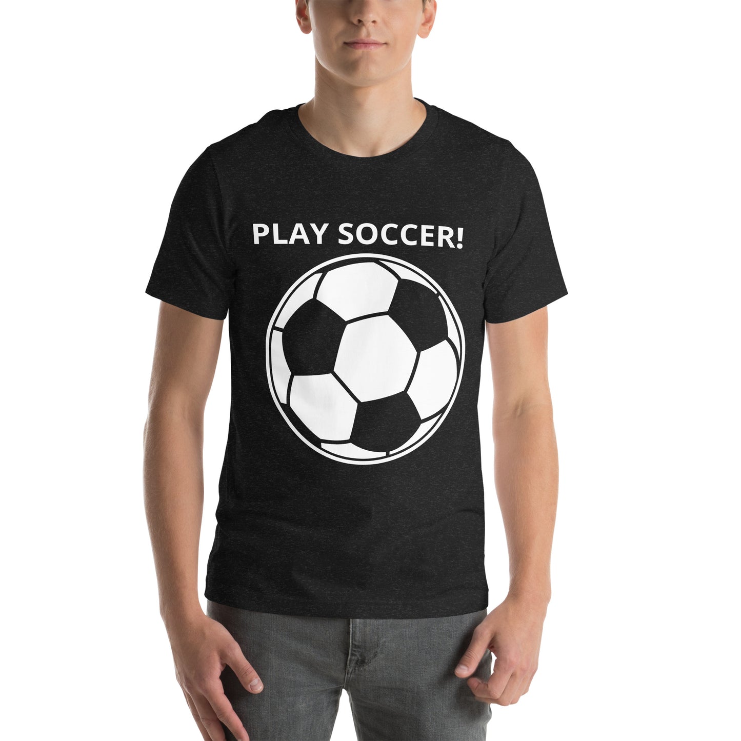 PLAY SOCCER! - Unisex t-shirt - ELLACO