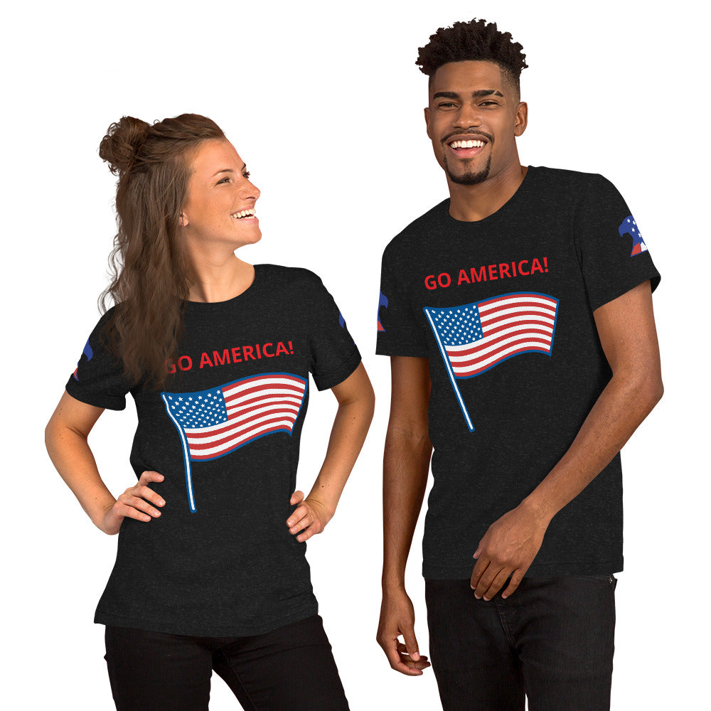 GO AMERICA! - Unisex t-shirt - ELLACO