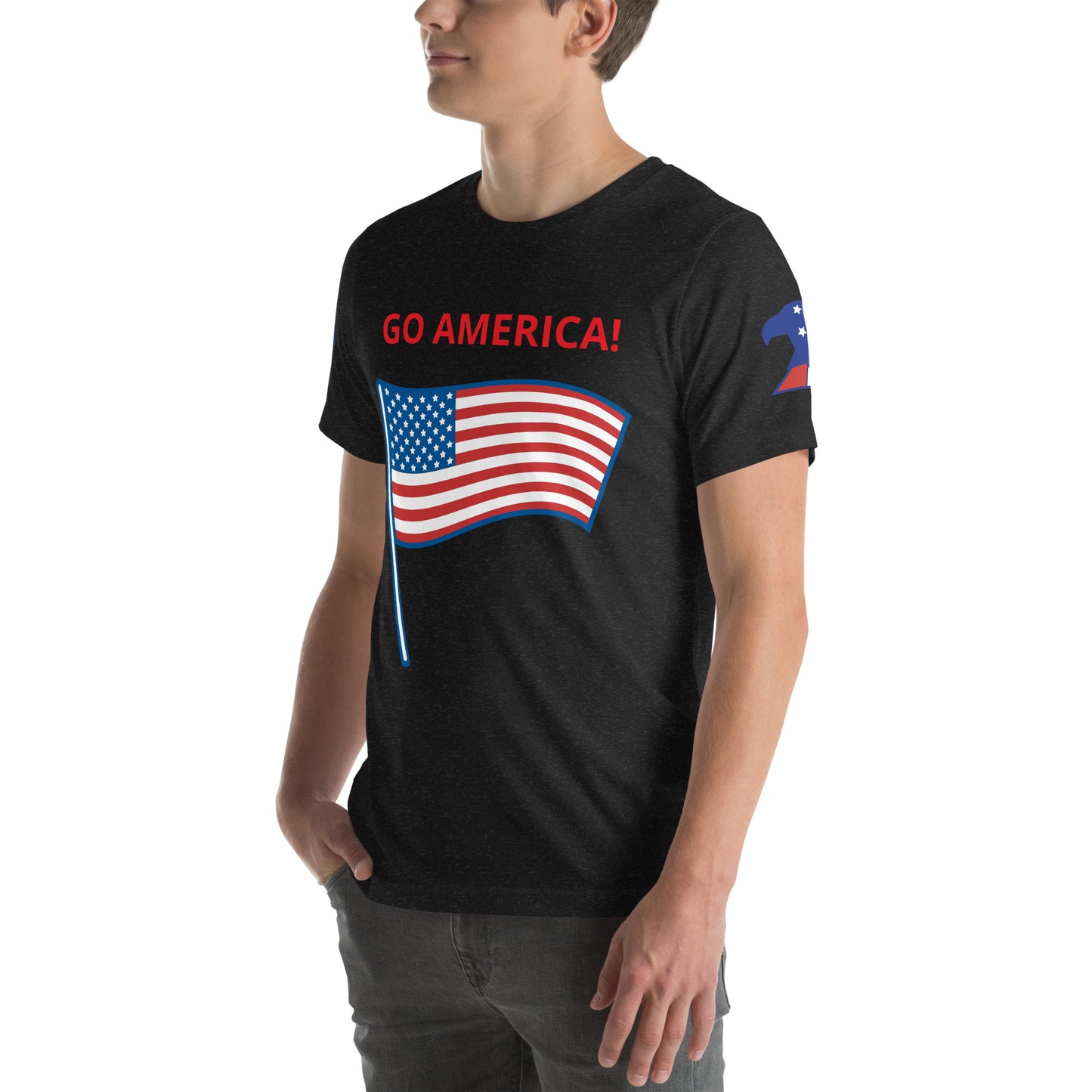 GO AMERICA! - Unisex t-shirt - ELLACO