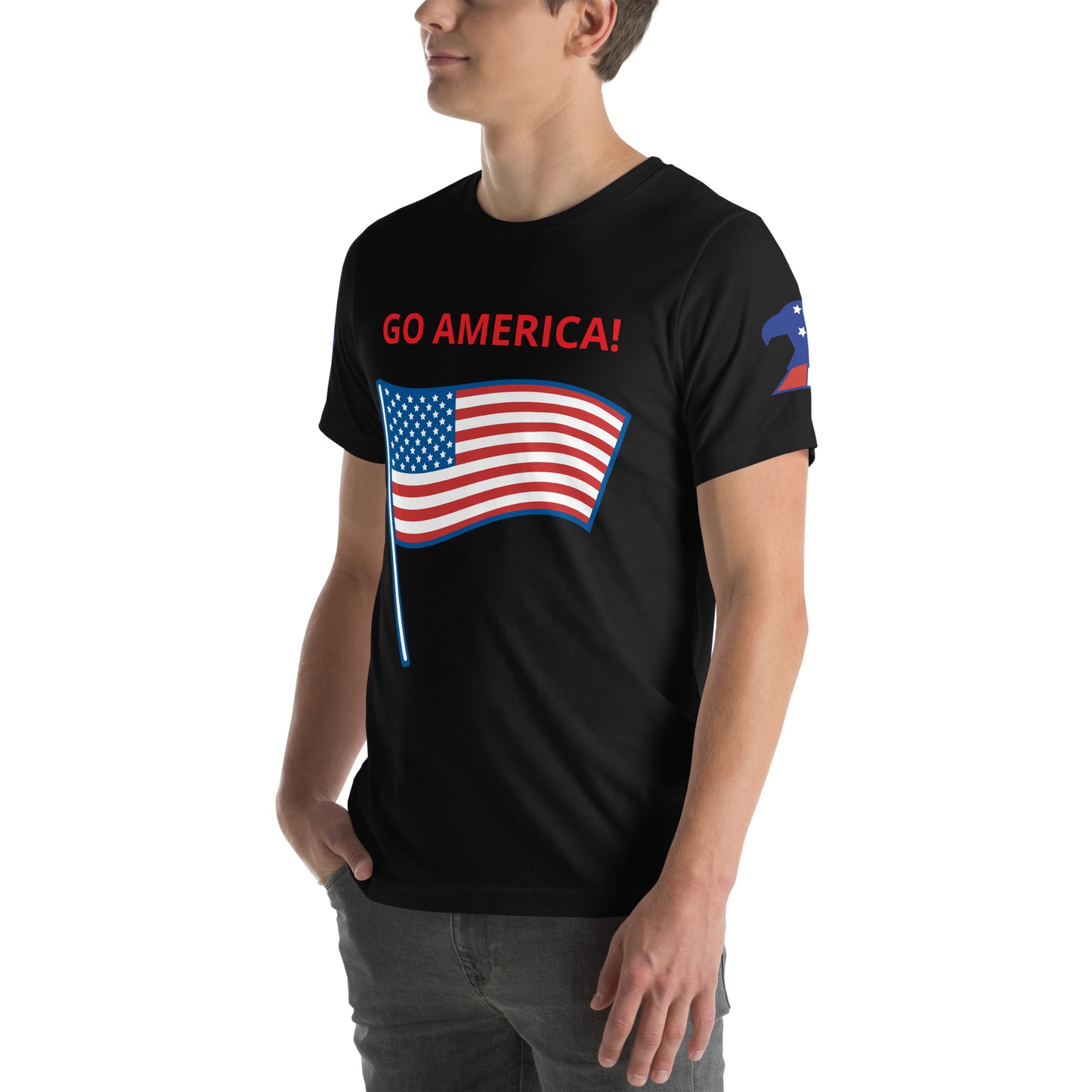 GO AMERICA! - Unisex t-shirt - ELLACO