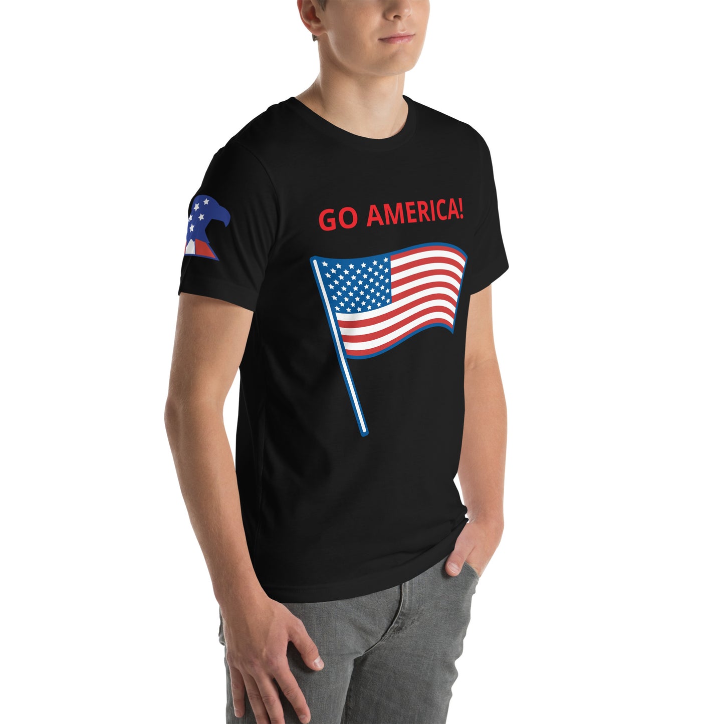 GO AMERICA! - Unisex t-shirt - ELLACO