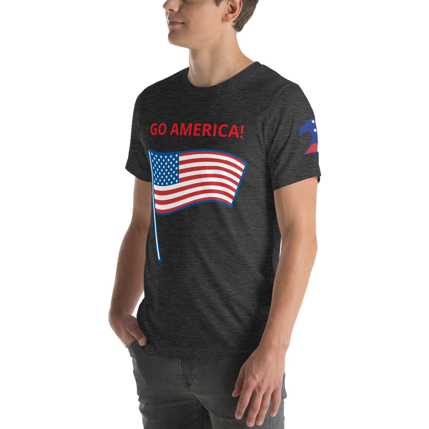 GO AMERICA! - Unisex t-shirt - ELLACO