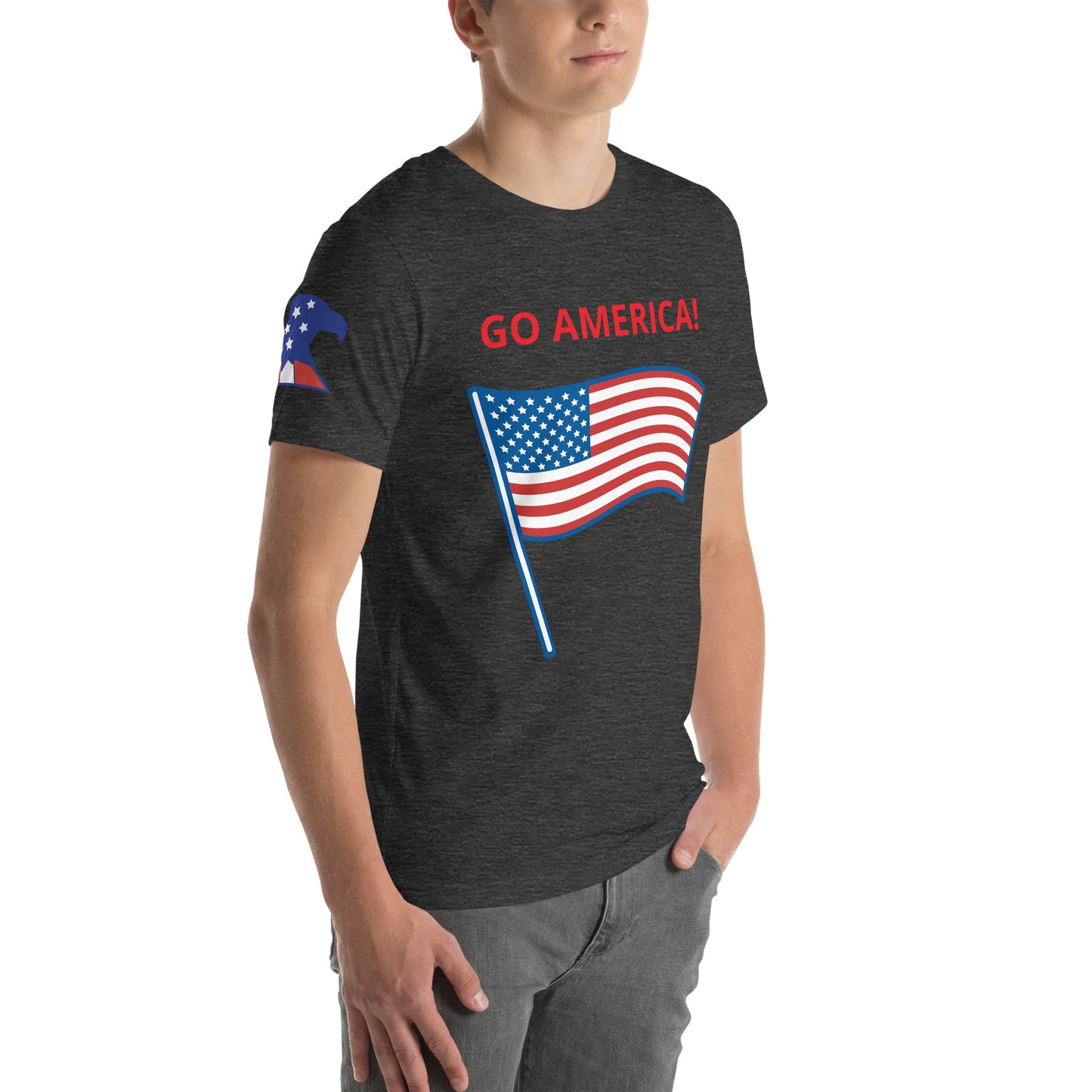 GO AMERICA! - Unisex t-shirt - ELLACO