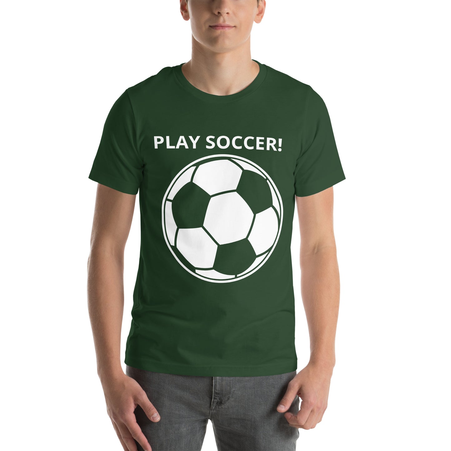 PLAY SOCCER! - Unisex t-shirt - ELLACO