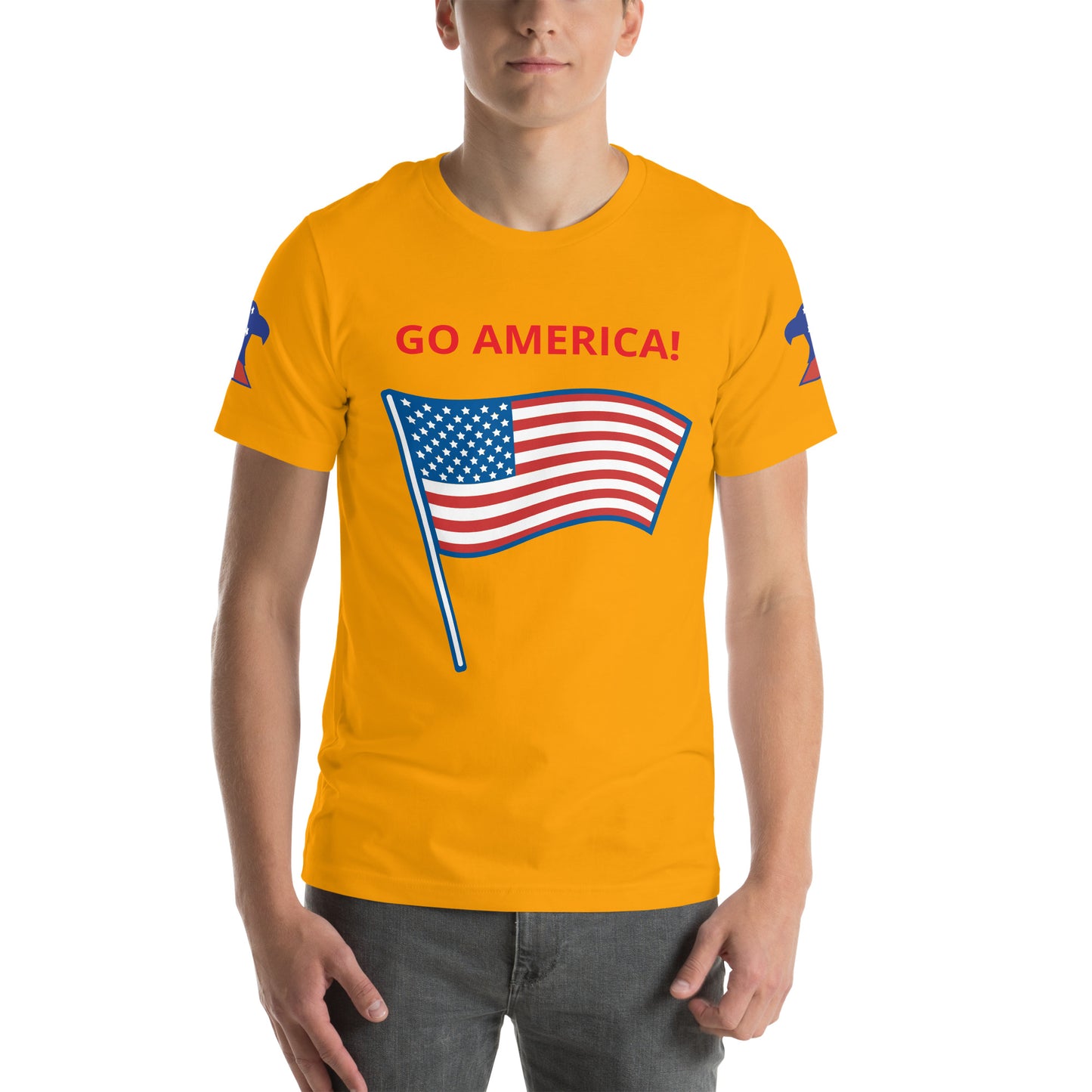 GO AMERICA! - Unisex t-shirt - ELLACO