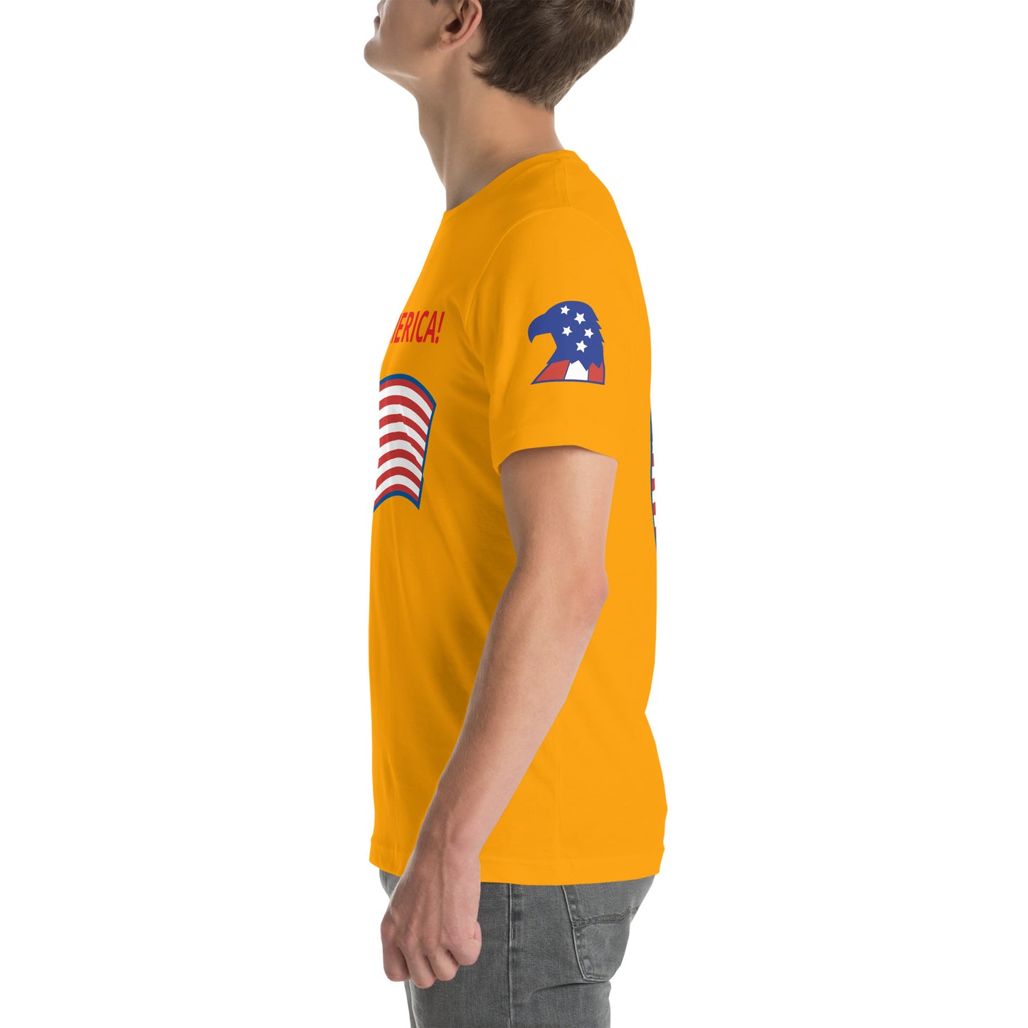 GO AMERICA! - Unisex t-shirt - ELLACO