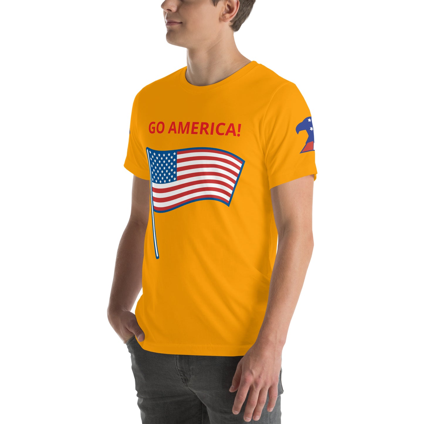 GO AMERICA! - Unisex t-shirt - ELLACO
