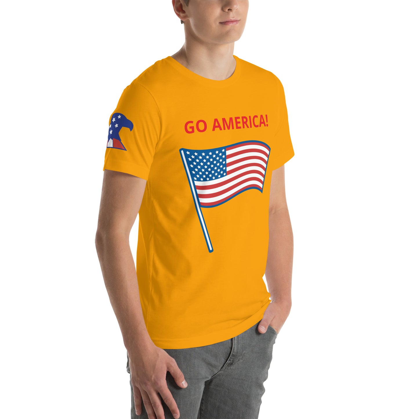 GO AMERICA! - Unisex t-shirt - ELLACO