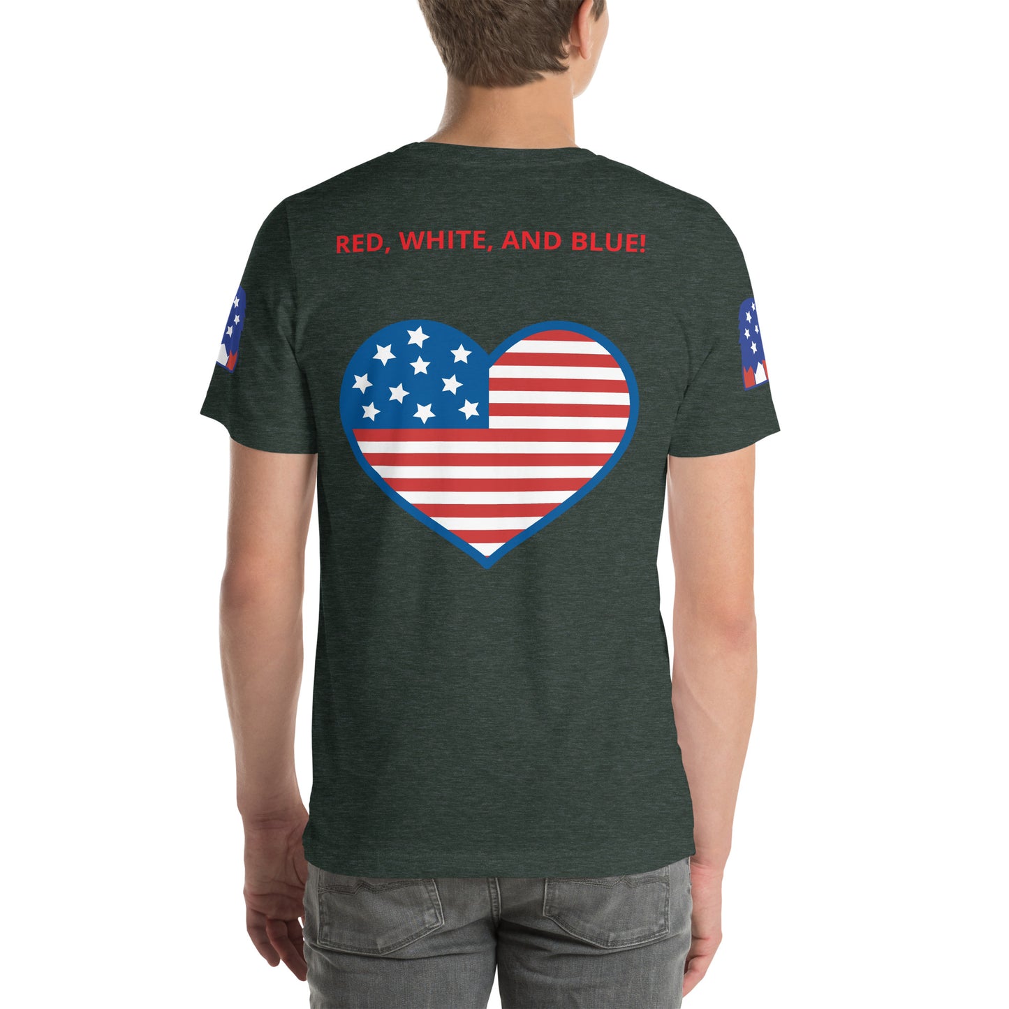GO AMERICA! - Unisex t-shirt - ELLACO