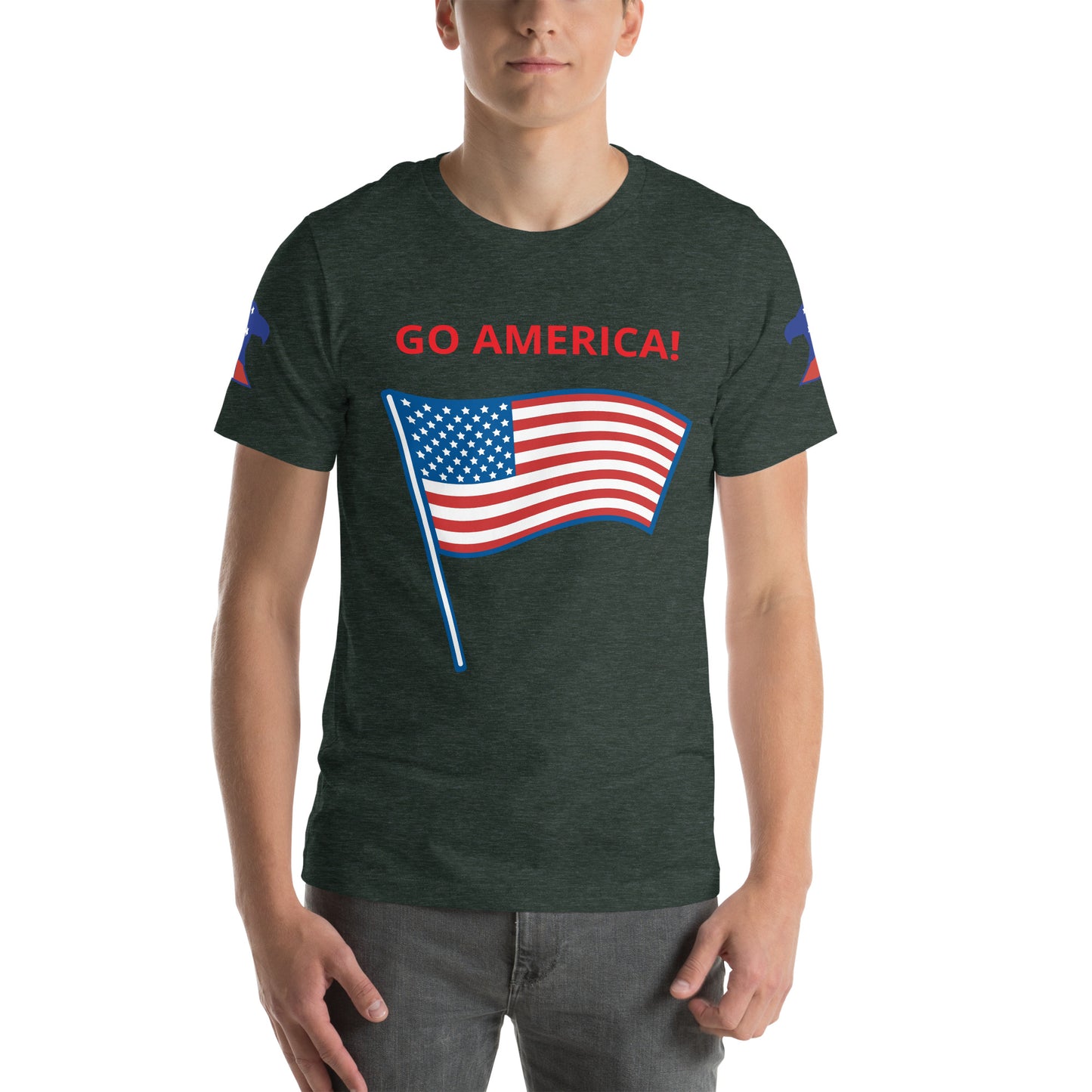 GO AMERICA! - Unisex t-shirt - ELLACO