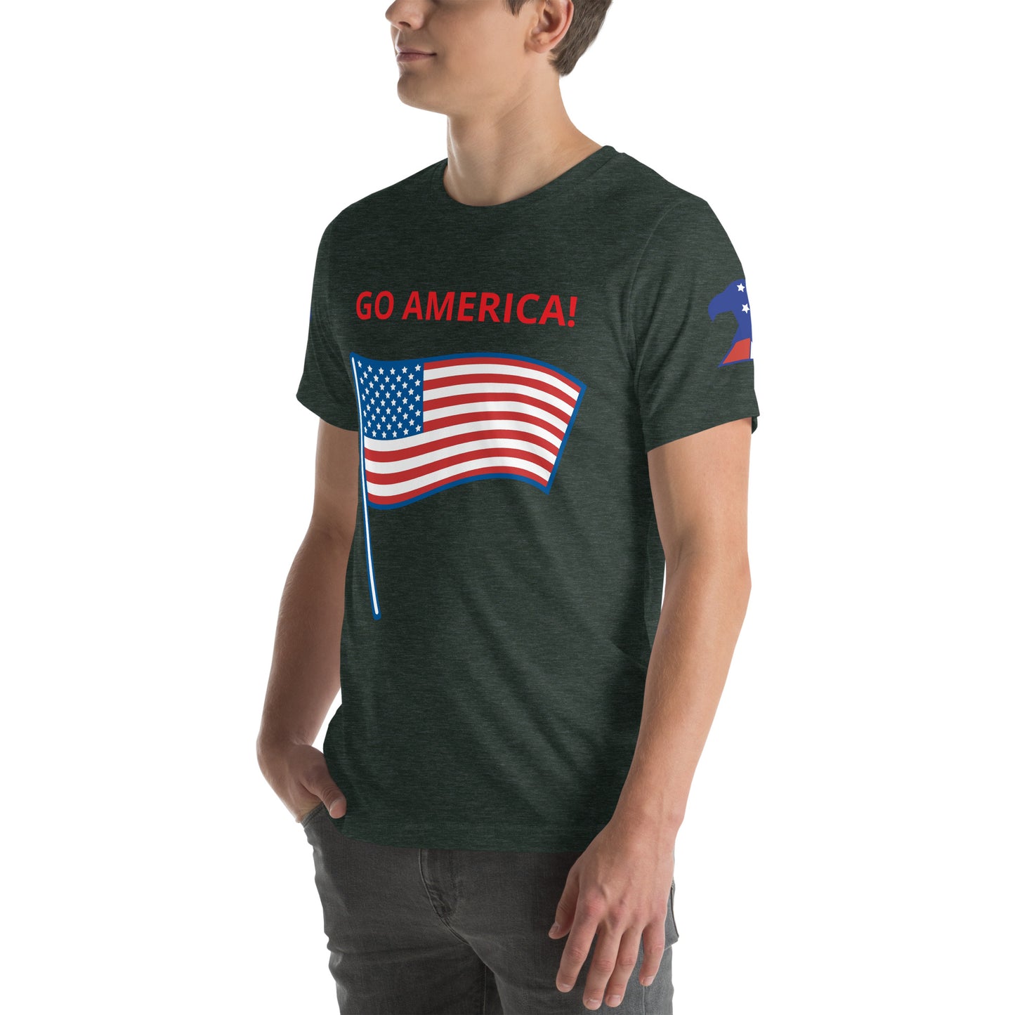 GO AMERICA! - Unisex t-shirt - ELLACO