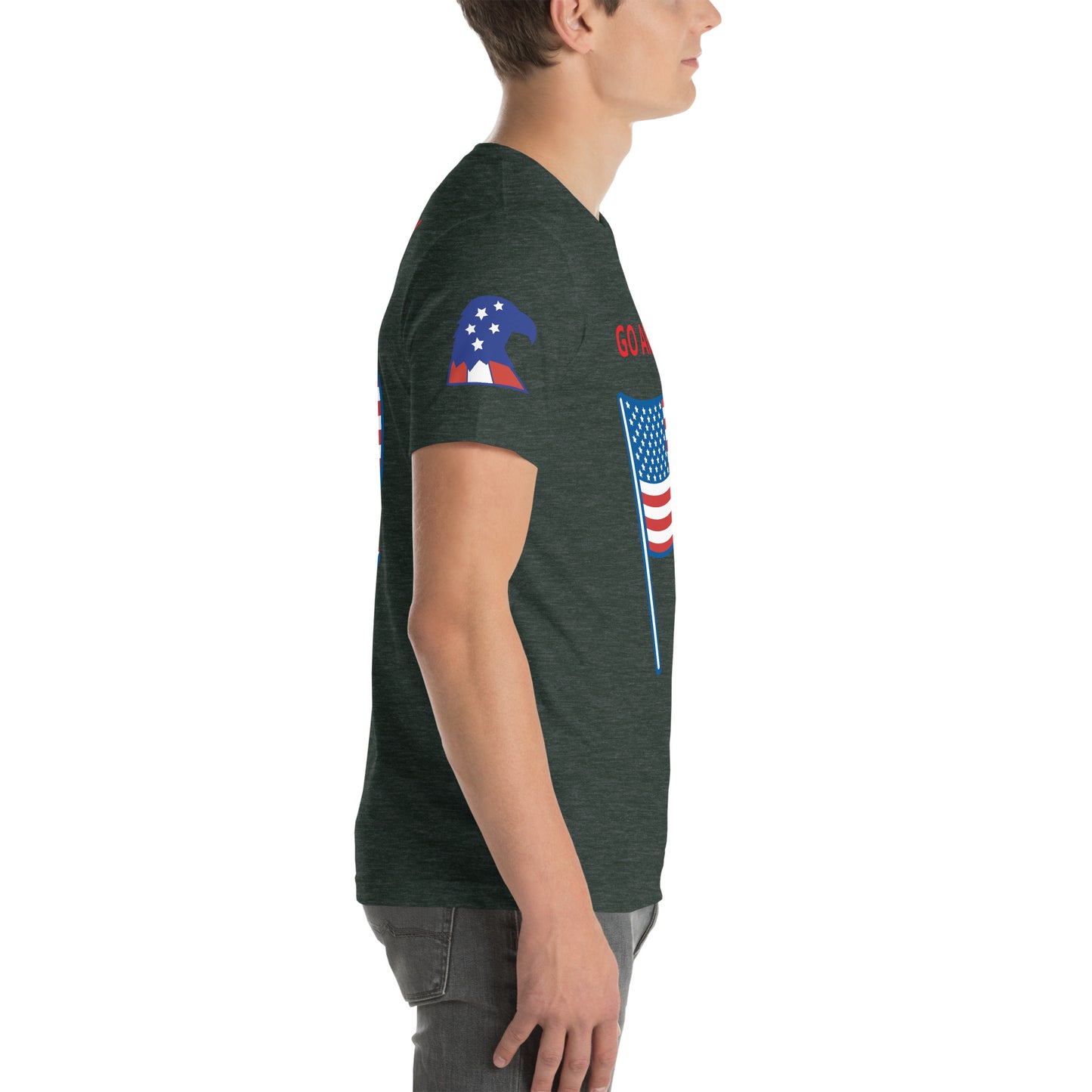 GO AMERICA! - Unisex t-shirt - ELLACO
