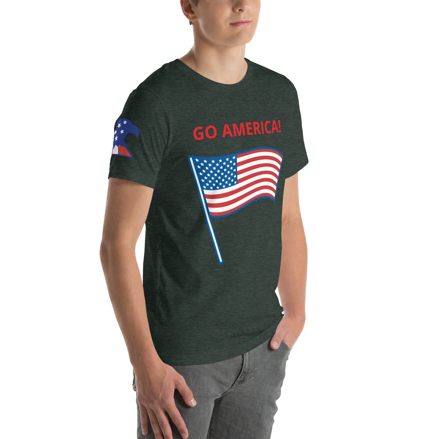 GO AMERICA! - Unisex t-shirt - ELLACO