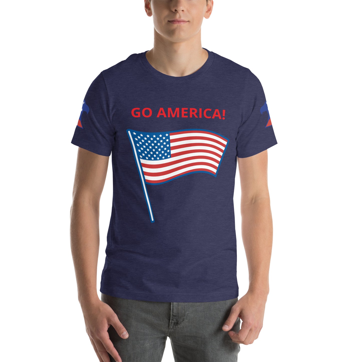 GO AMERICA! - Unisex t-shirt - ELLACO
