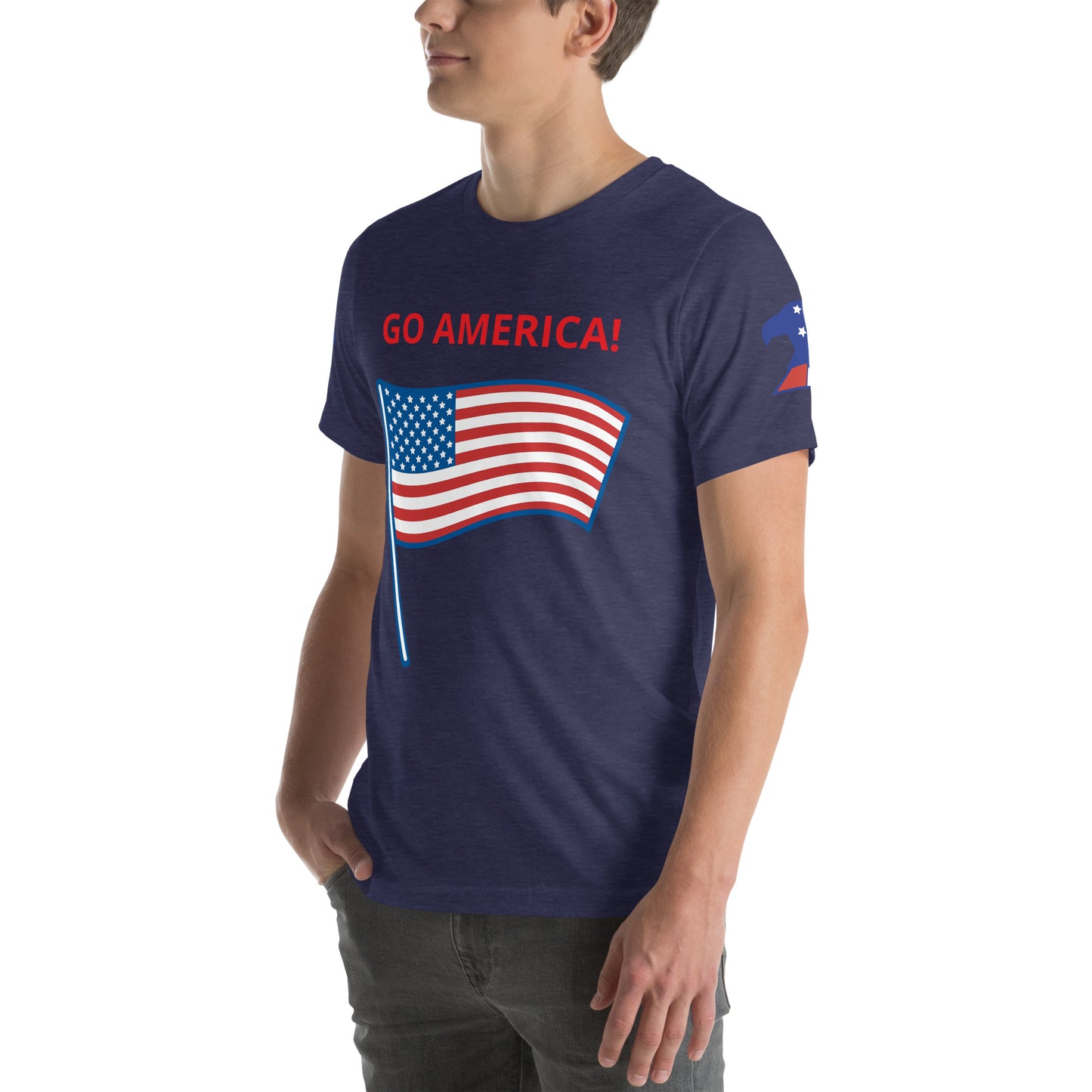 GO AMERICA! - Unisex t-shirt - ELLACO