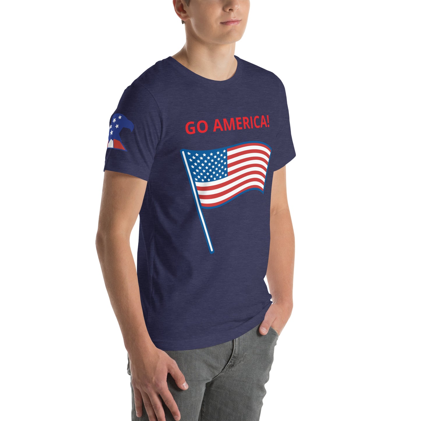 GO AMERICA! - Unisex t-shirt - ELLACO