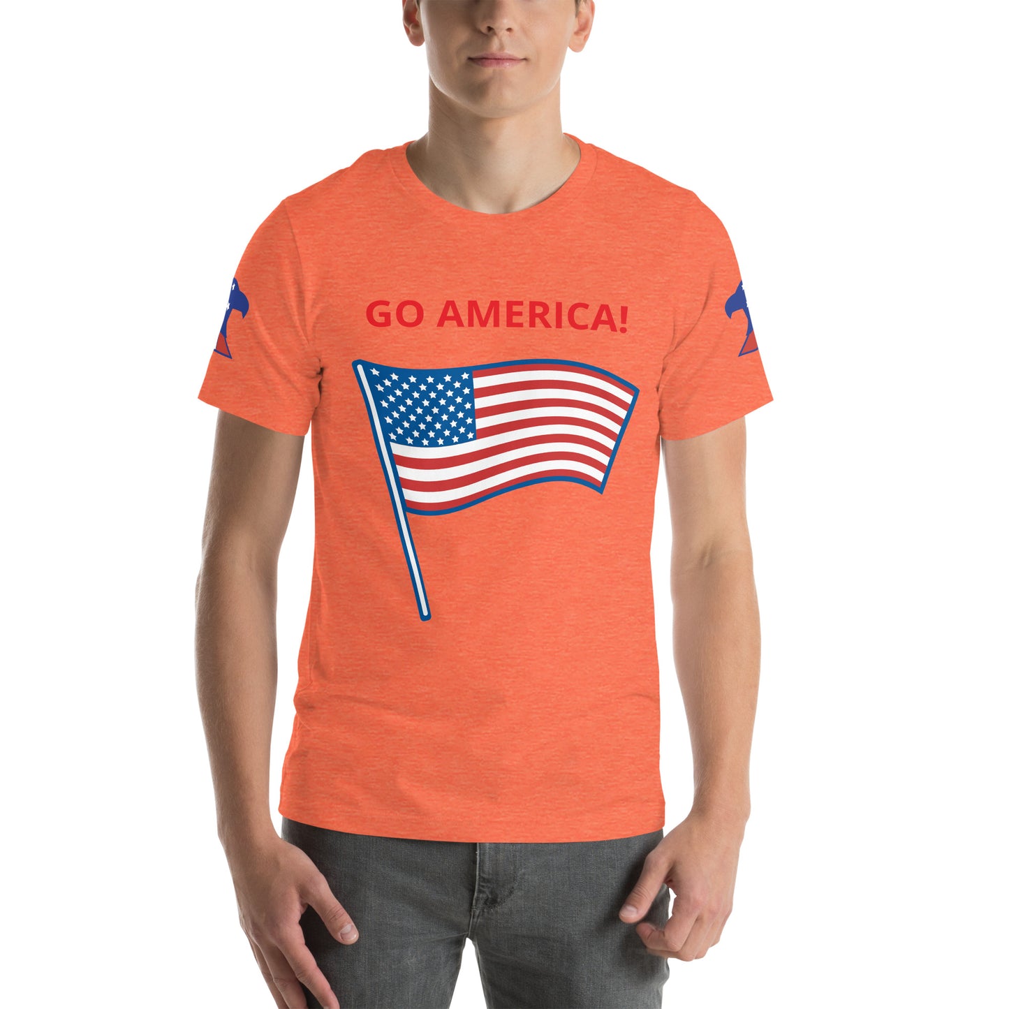 GO AMERICA! - Unisex t-shirt - ELLACO