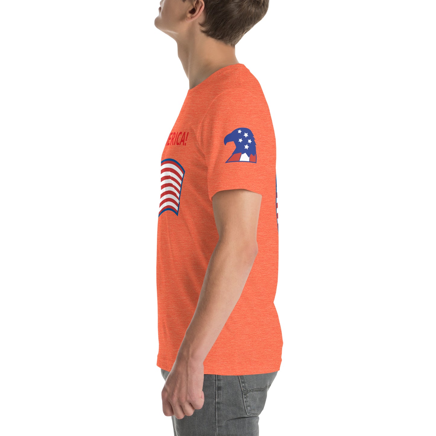 GO AMERICA! - Unisex t-shirt - ELLACO