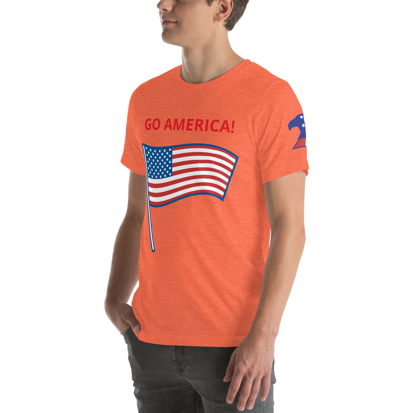 GO AMERICA! - Unisex t-shirt - ELLACO