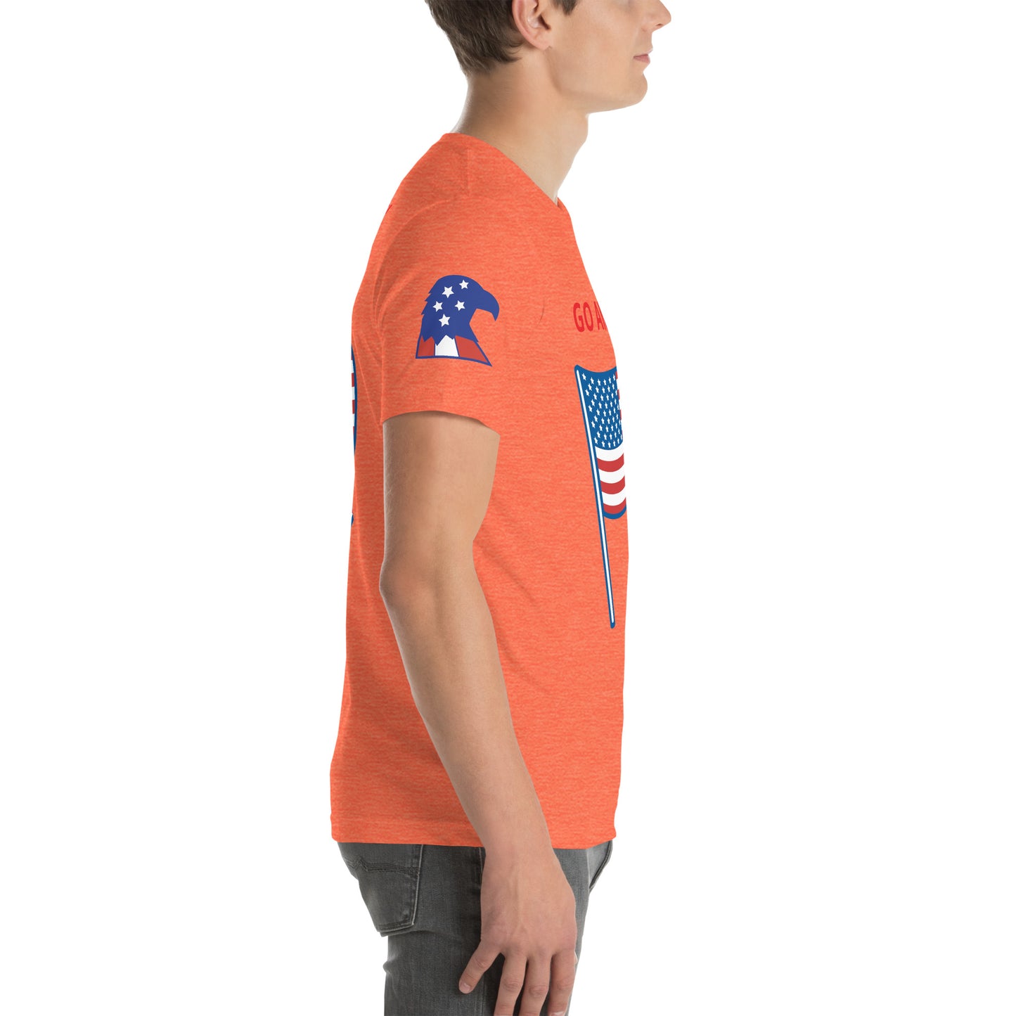 GO AMERICA! - Unisex t-shirt - ELLACO