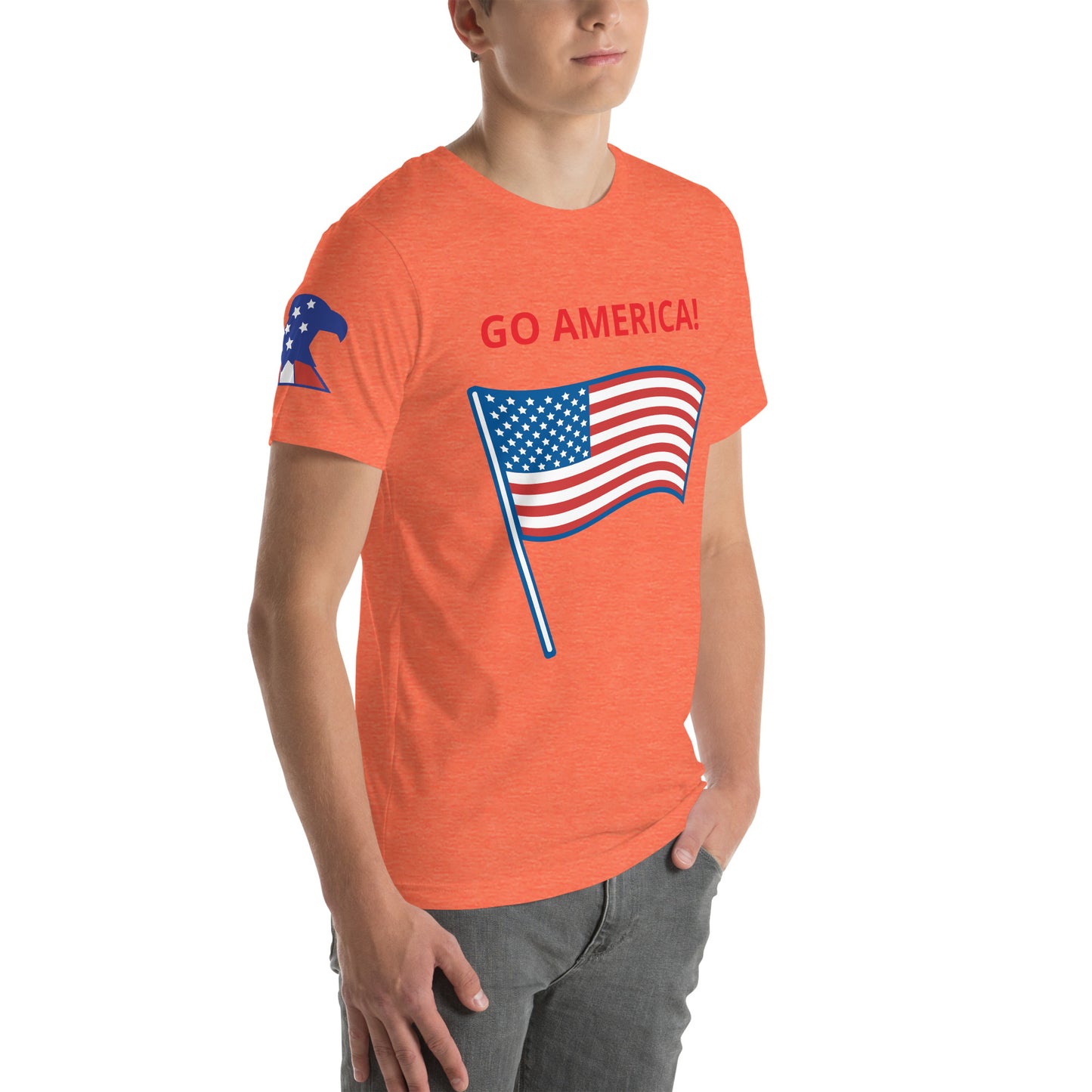 GO AMERICA! - Unisex t-shirt - ELLACO
