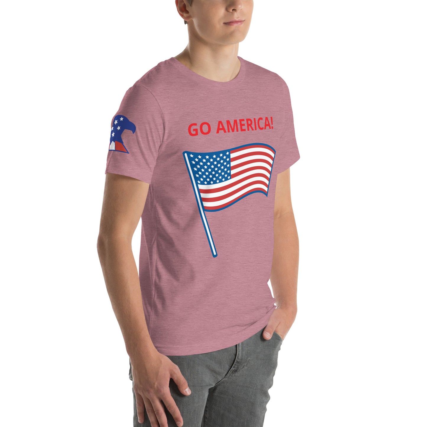 GO AMERICA! - Unisex t-shirt - ELLACO