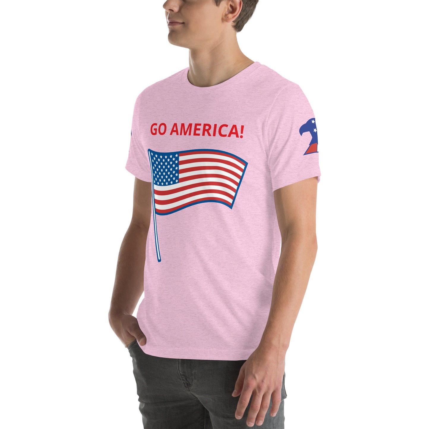 GO AMERICA! - Unisex t-shirt - ELLACO
