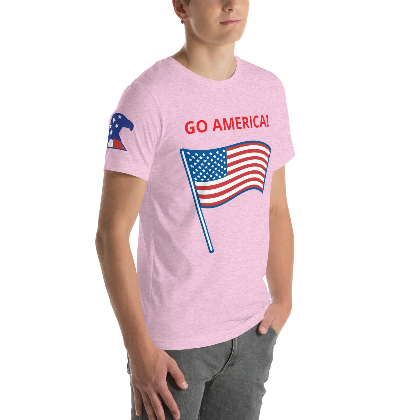 GO AMERICA! - Unisex t-shirt - ELLACO