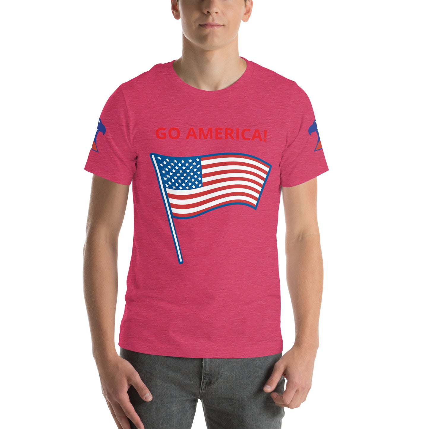 GO AMERICA! - Unisex t-shirt - ELLACO