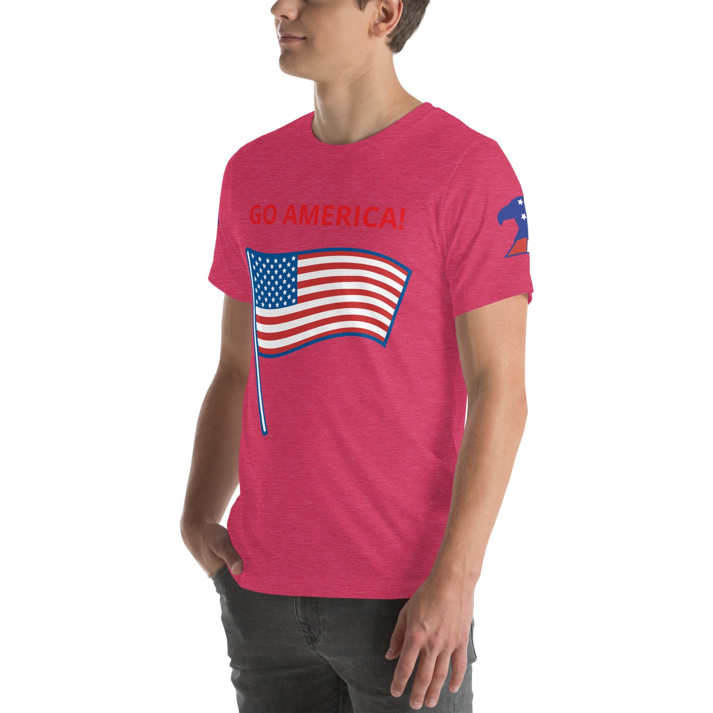 GO AMERICA! - Unisex t-shirt - ELLACO