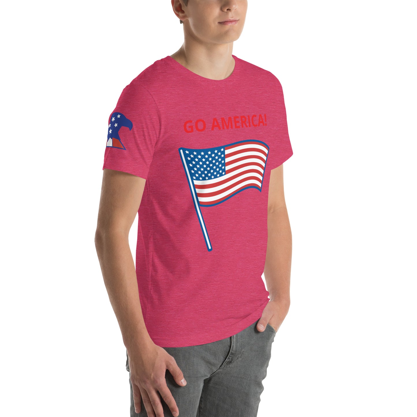 GO AMERICA! - Unisex t-shirt - ELLACO