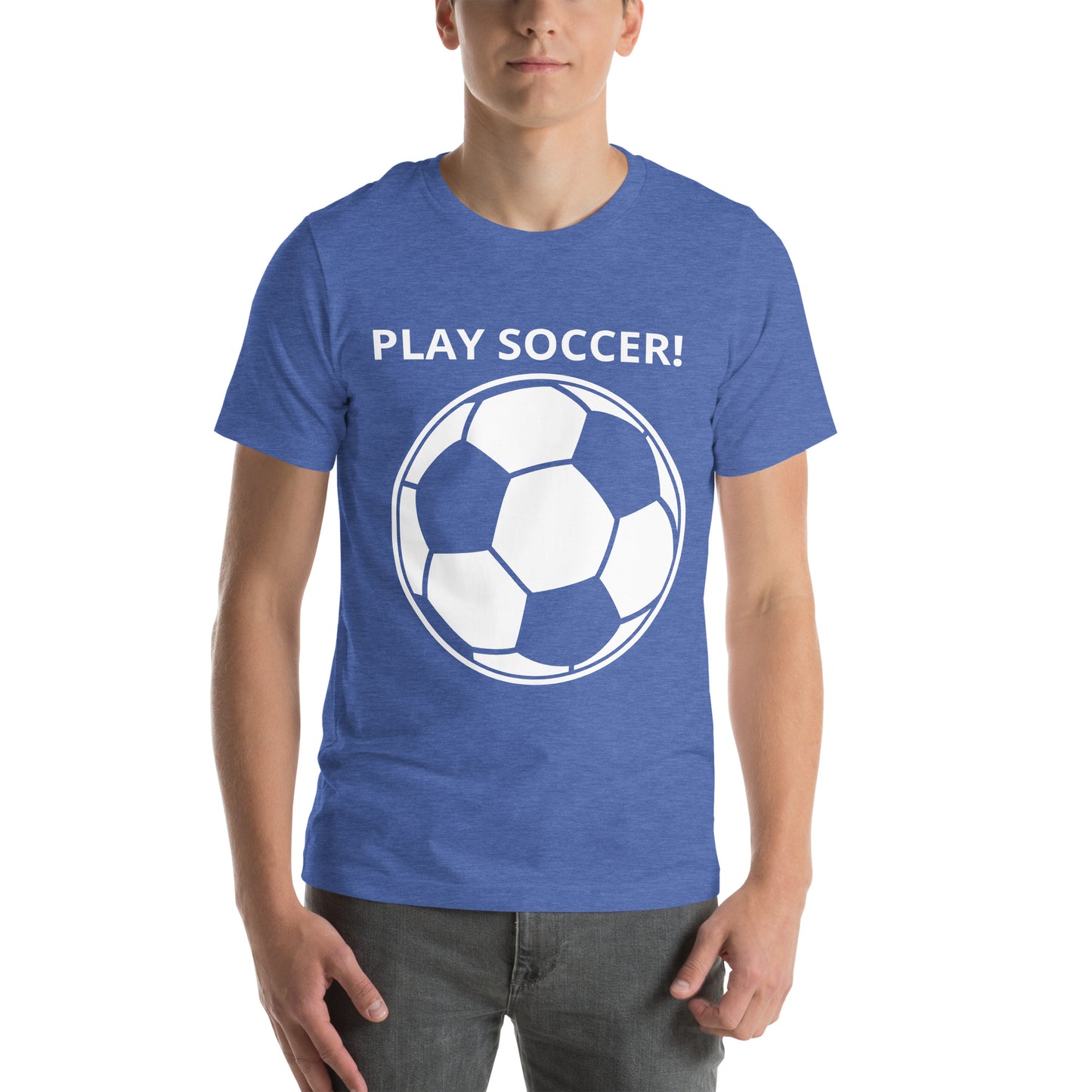 PLAY SOCCER! - Unisex t-shirt - ELLACO