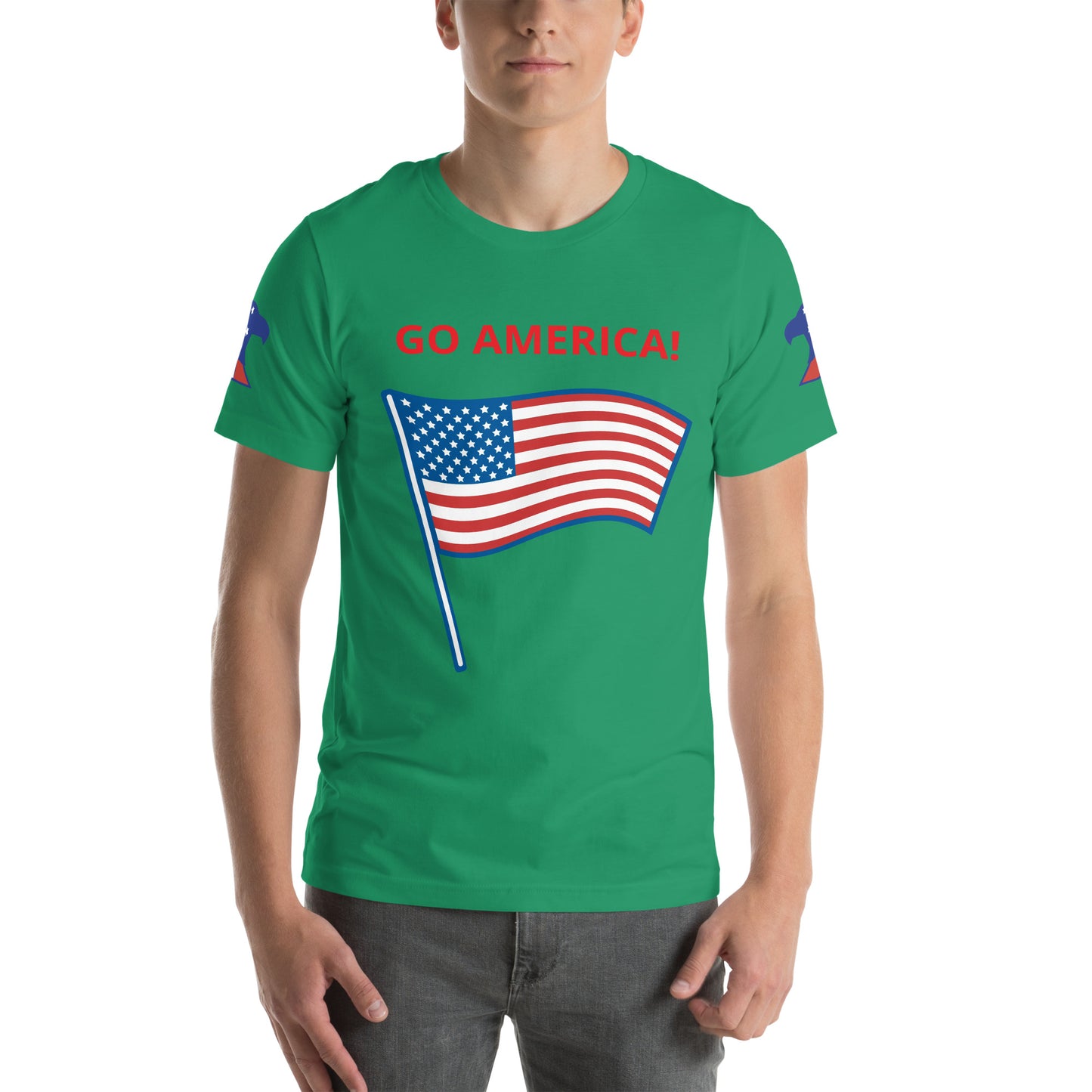 GO AMERICA! - Unisex t-shirt - ELLACO