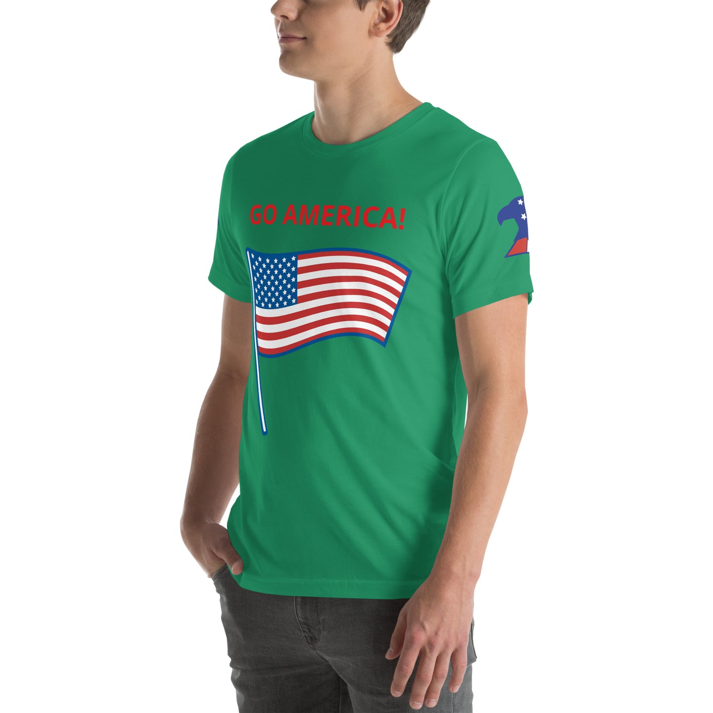 GO AMERICA! - Unisex t-shirt - ELLACO
