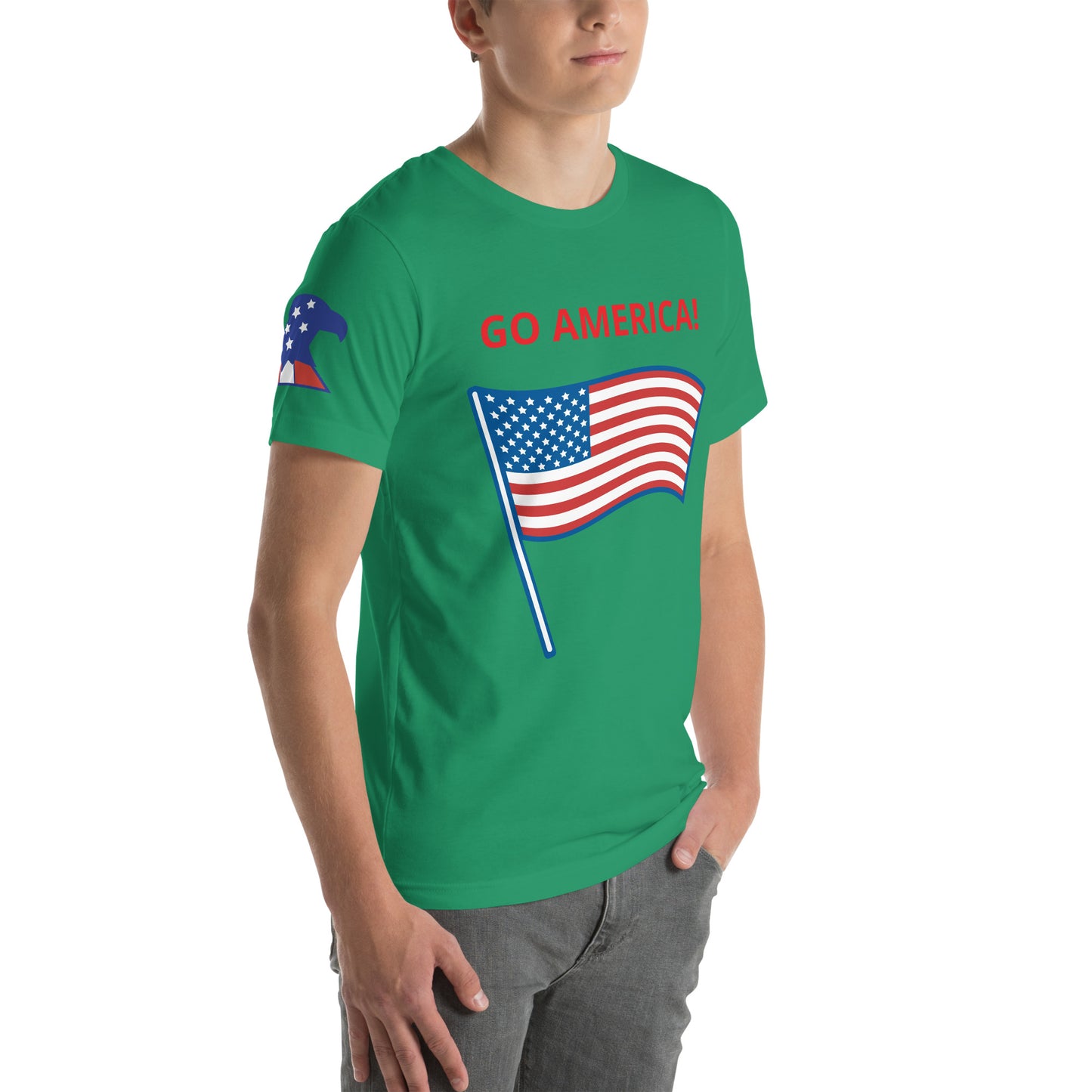 GO AMERICA! - Unisex t-shirt - ELLACO