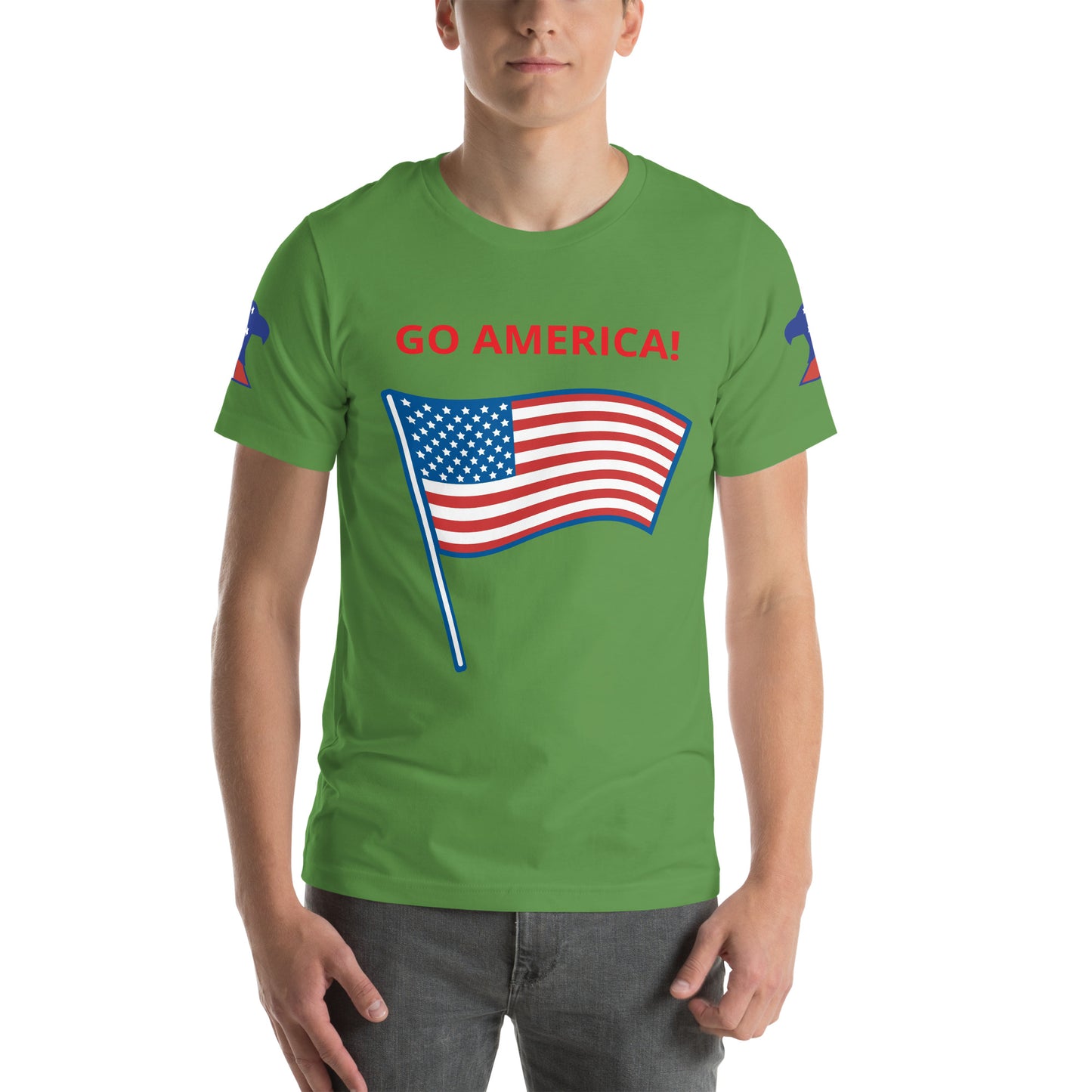 GO AMERICA! - Unisex t-shirt - ELLACO