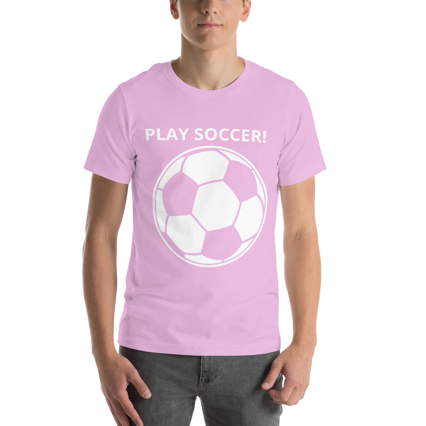 PLAY SOCCER! - Unisex t-shirt - ELLACO