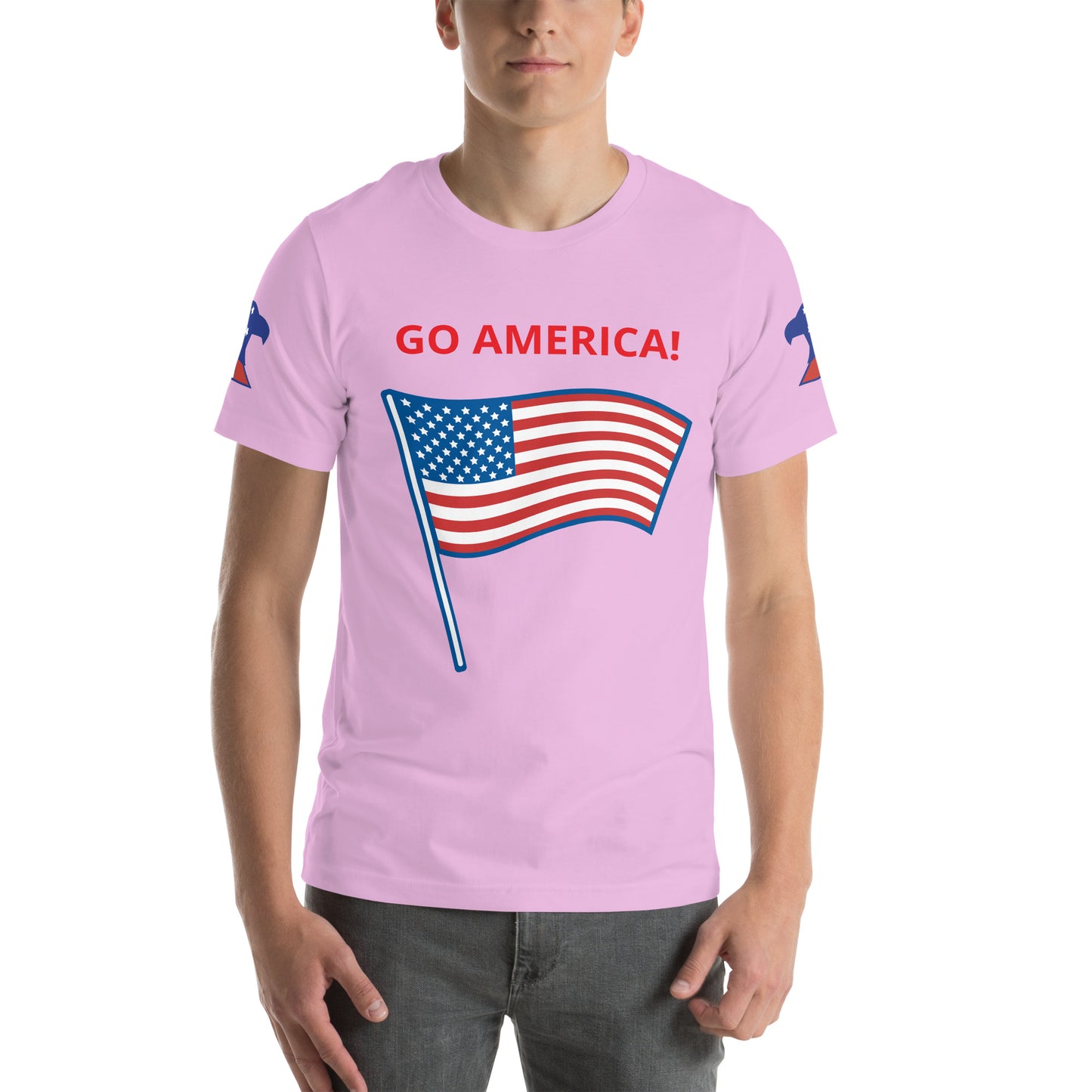 GO AMERICA! - Unisex t-shirt - ELLACO