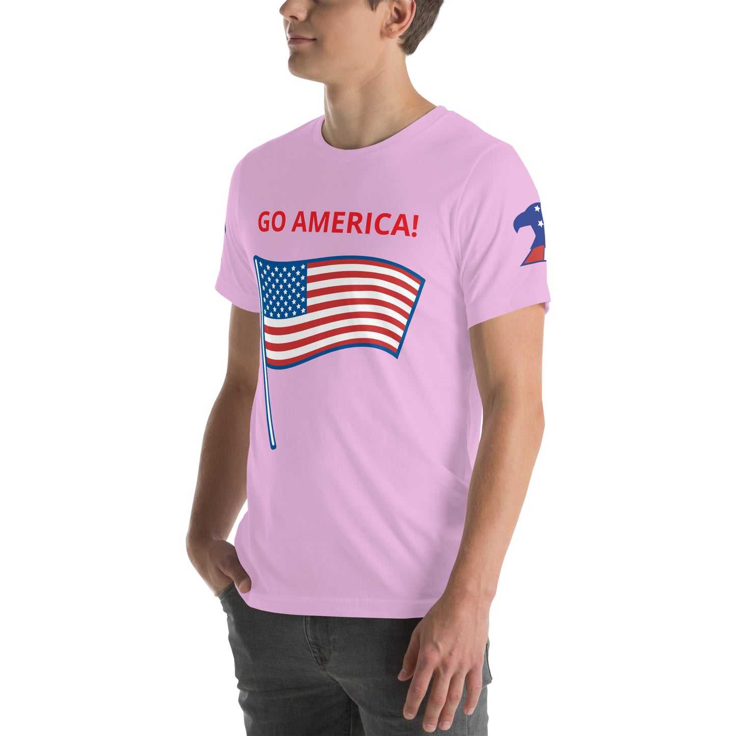 GO AMERICA! - Unisex t-shirt - ELLACO