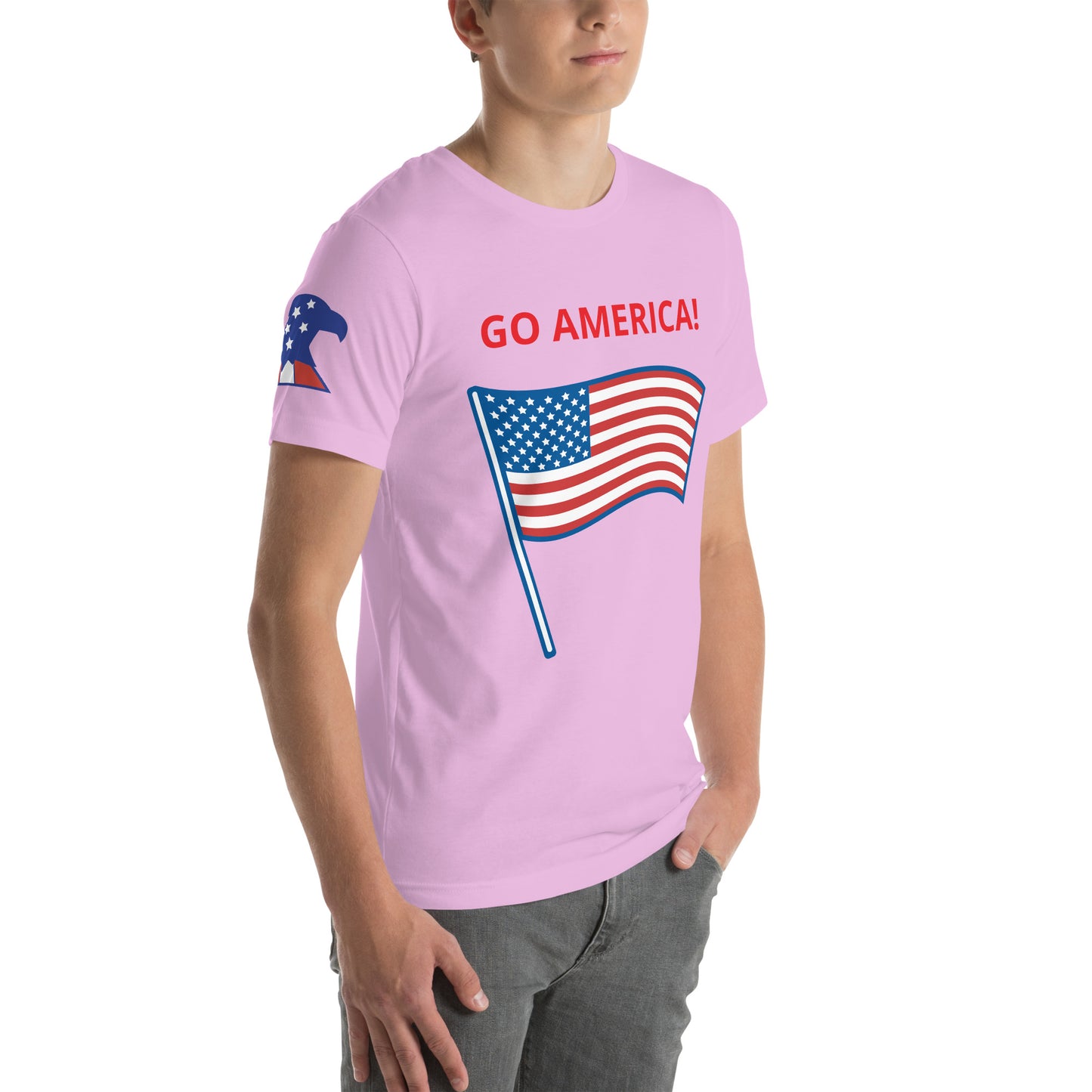 GO AMERICA! - Unisex t-shirt - ELLACO