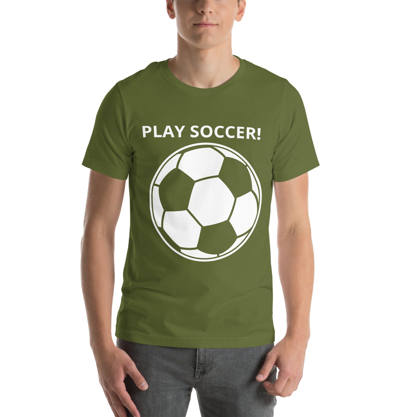 PLAY SOCCER! - Unisex t-shirt - ELLACO
