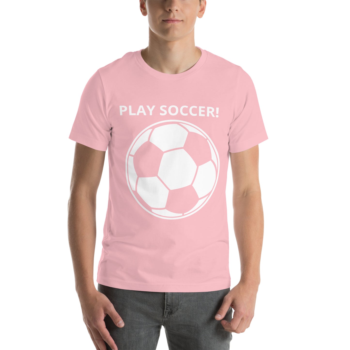 PLAY SOCCER! - Unisex t-shirt - ELLACO